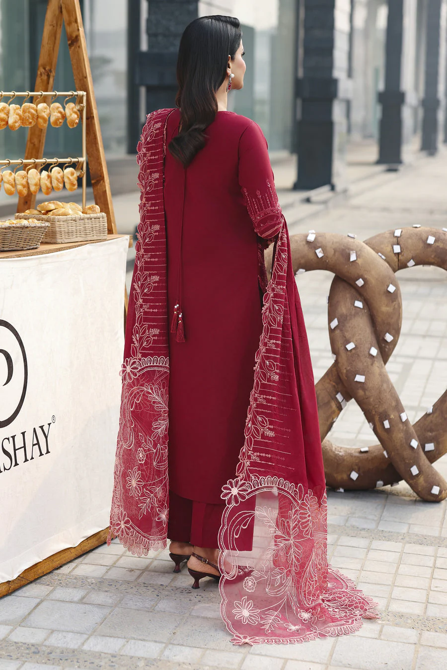 Parishay MN-01 Monaco Luxury Lawn 2026 - Image 2