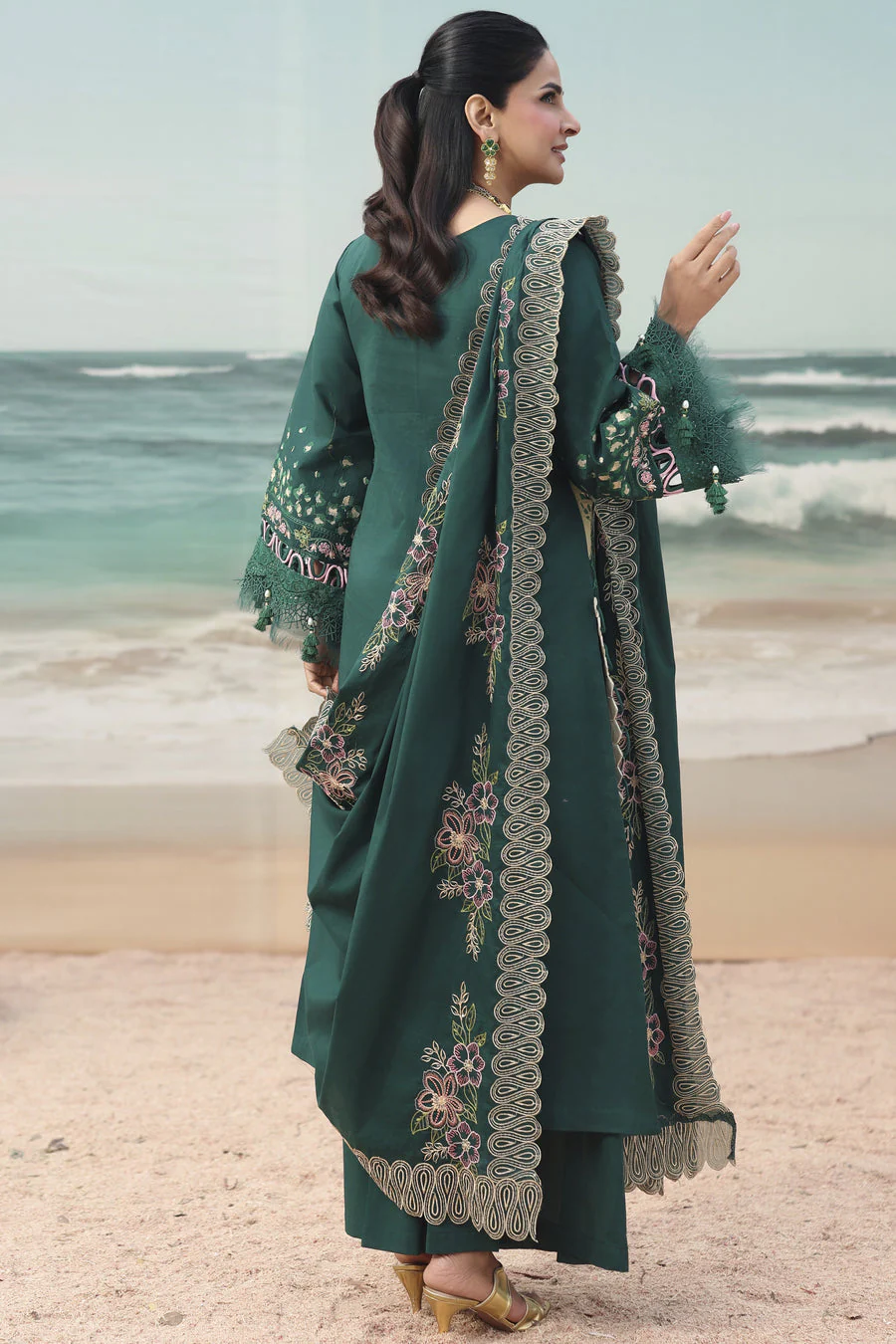 Parishay MN-09 Monaco Luxury Lawn 2026 - Image 2