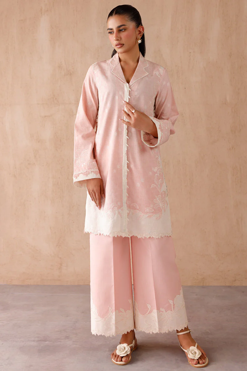 Qalamkar EP-01 Dena Embroidered Co-ords 2025