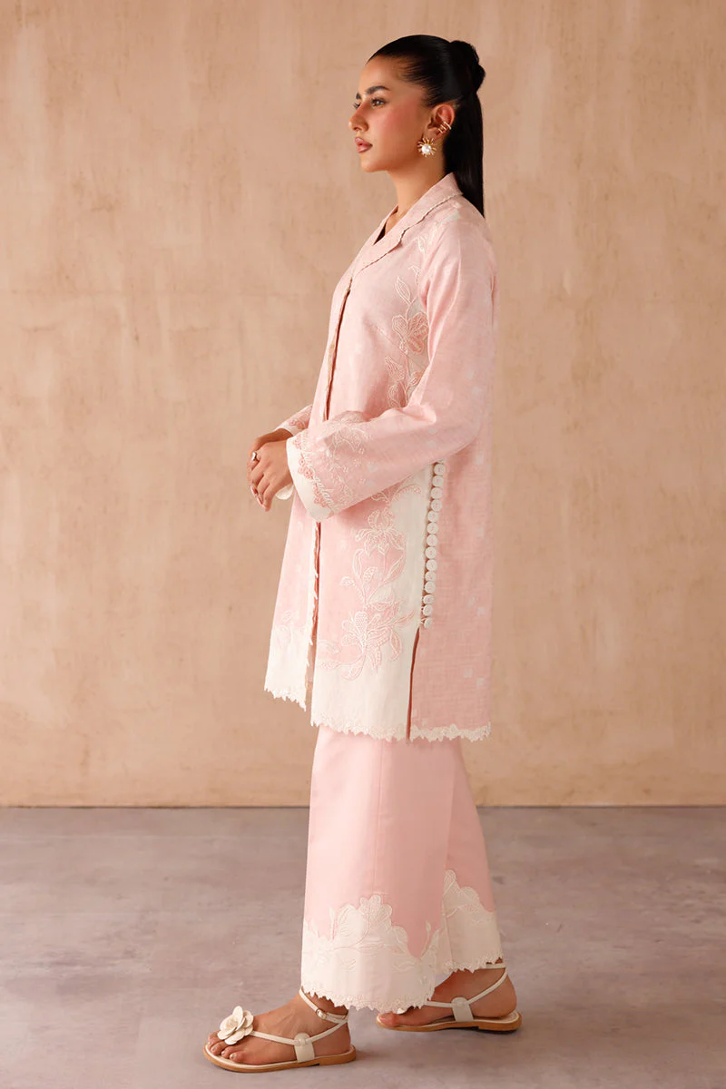 Qalamkar EP-01 Dena Embroidered Co-ords 2025 - Image 2