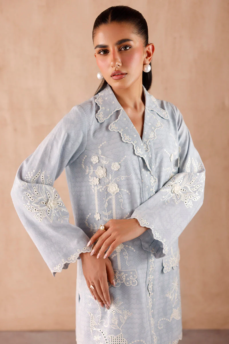 Qalamkar EP-05 Gaya Embroidered Co-ords 2025 - Image 2