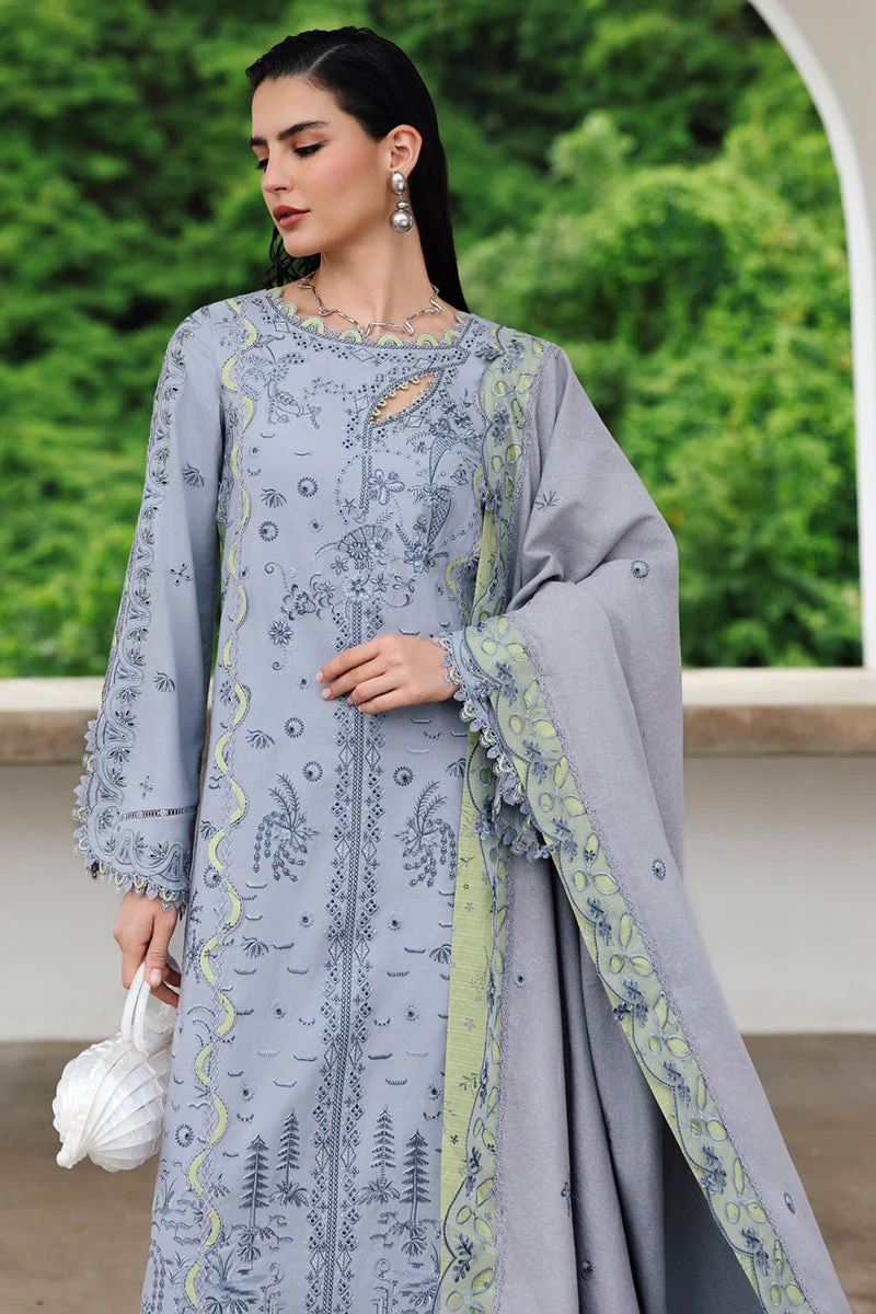 Qalamkar KL-13 Saahil Qline Linen 2025 - Image 2