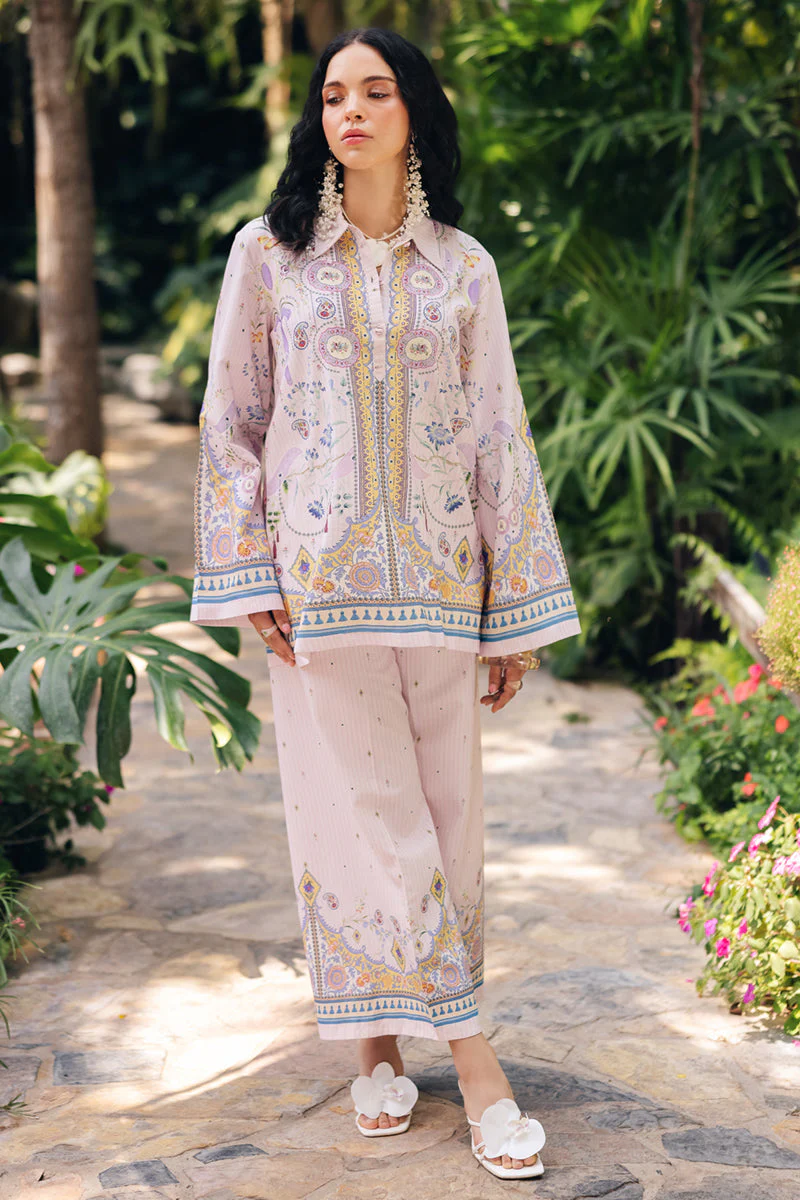 Qalamkar OP-08 Ruhi Printed Co-ords 2025 - Image 2