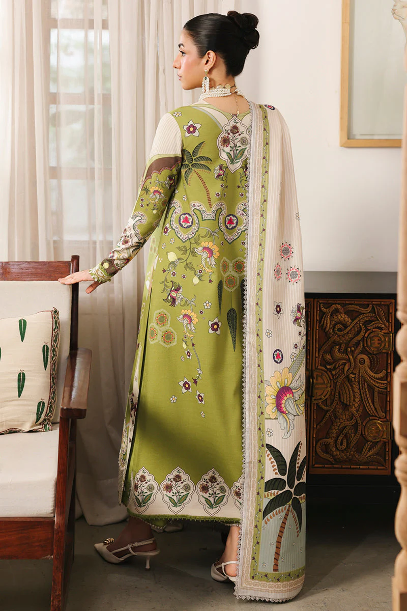 Qalamkar QM-07 (B) Tahlia QPrints Winter Collection 2025 - Image 2
