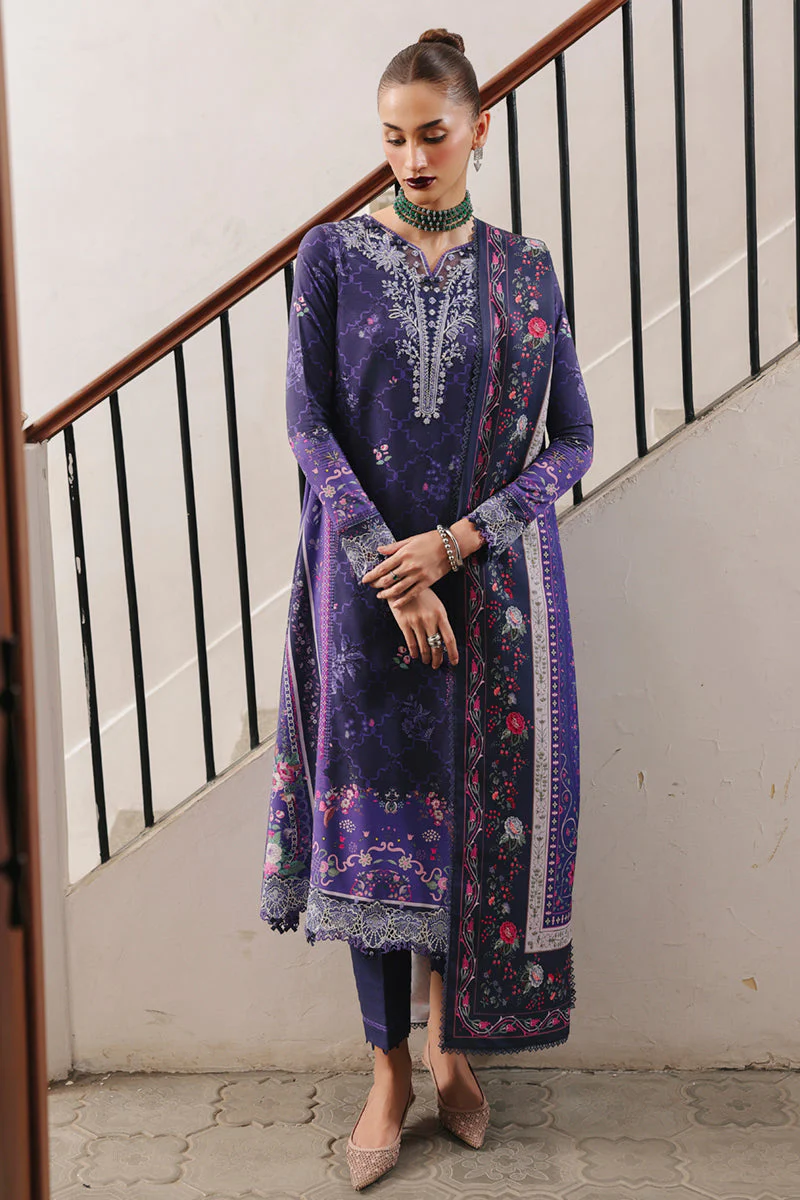 Qalamkar QW-03 (B) Vanna QPrints Winter Collection 2025