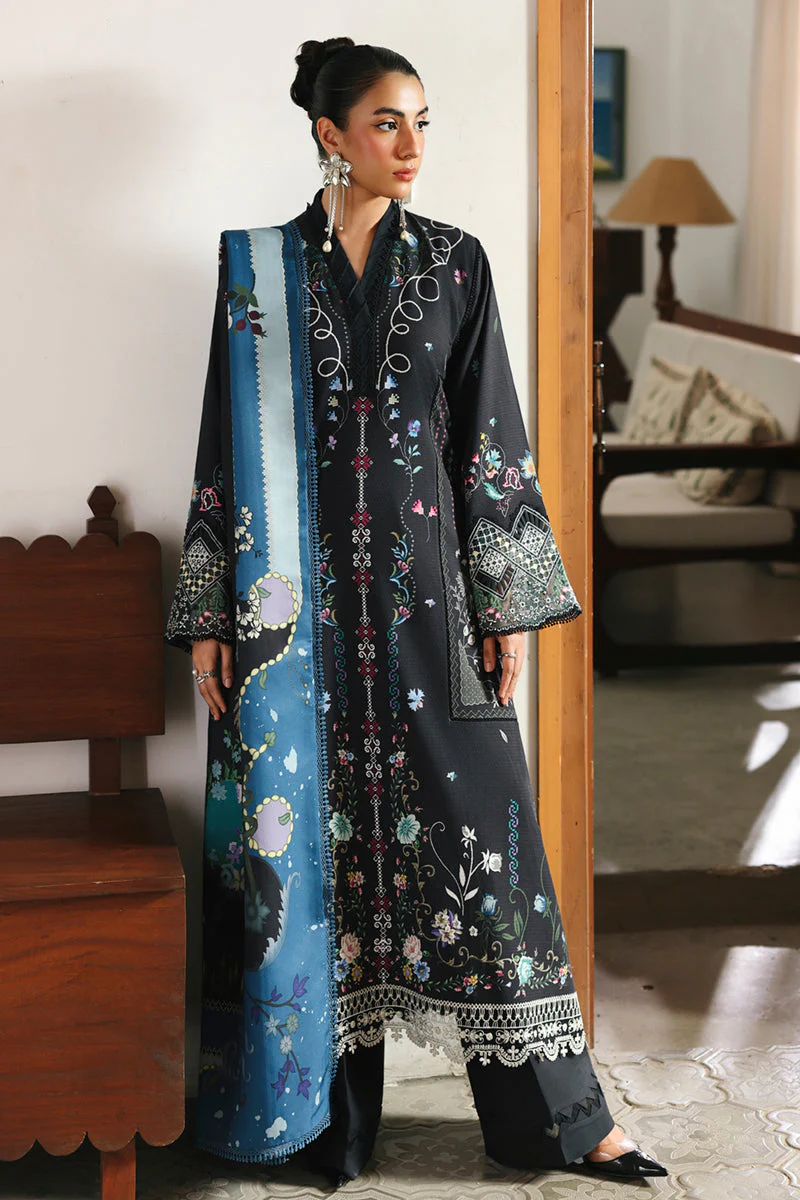 Qalamkar QW-06 (B) Skye QPrints Winter Collection 2025