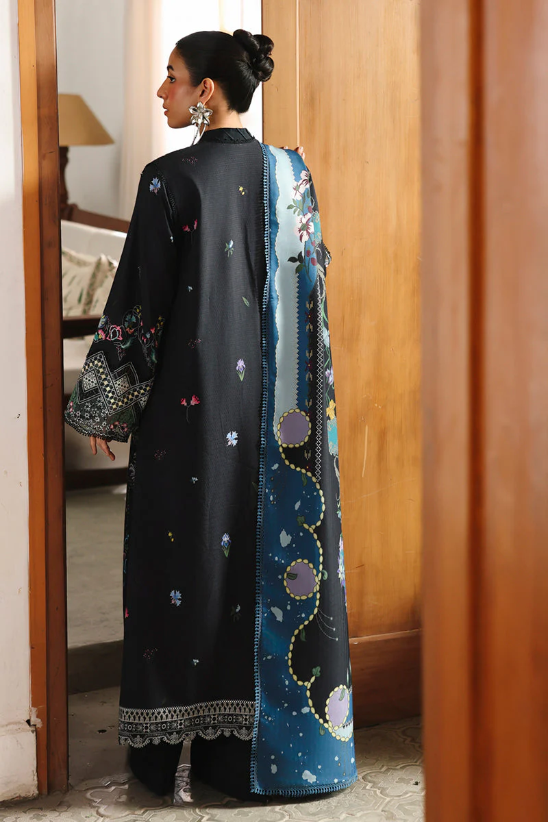 Qalamkar QW-06 (B) Skye QPrints Winter Collection 2025 - Image 2
