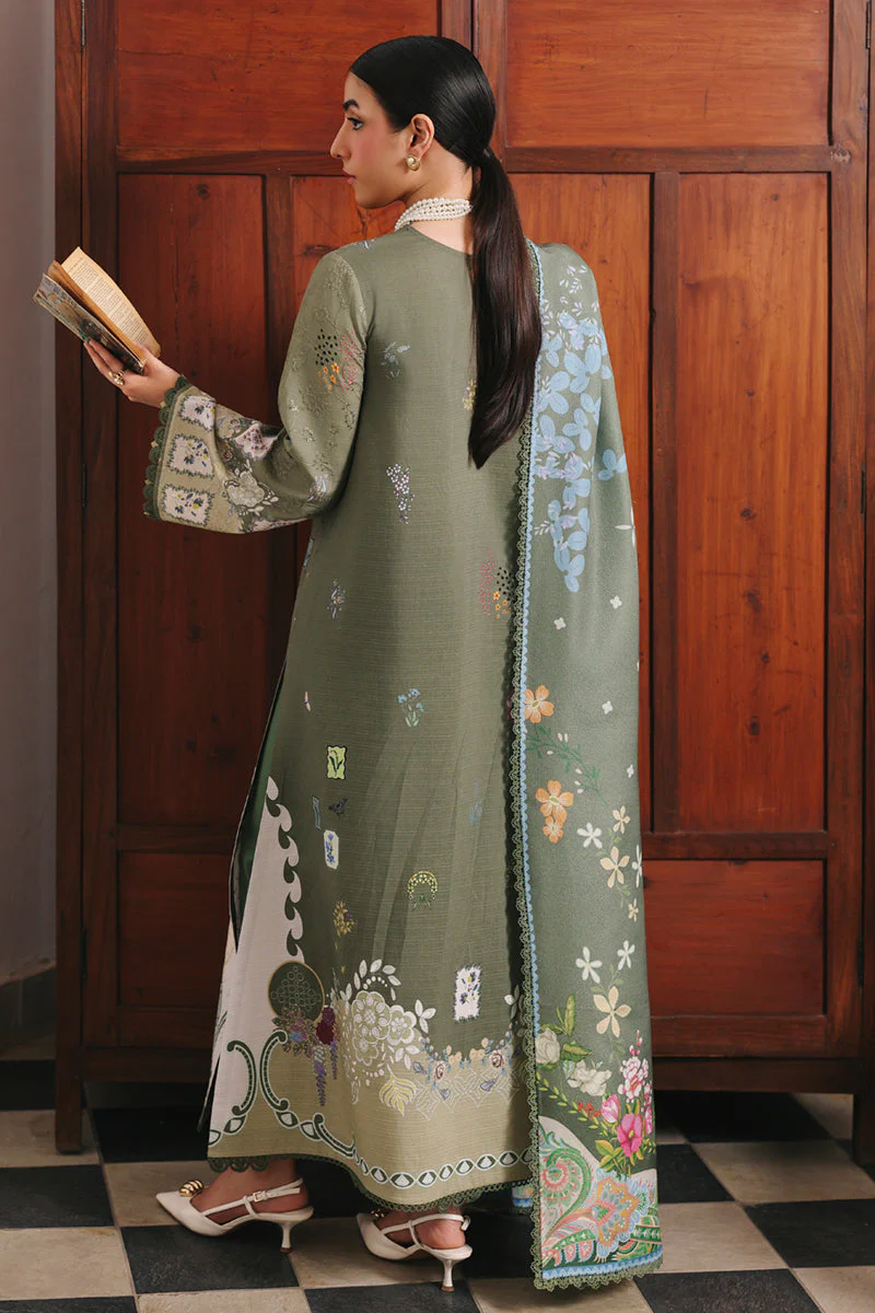 Qalamkar QW-09 (A) Khanza QPrints Winter Collection 2025 - Image 2