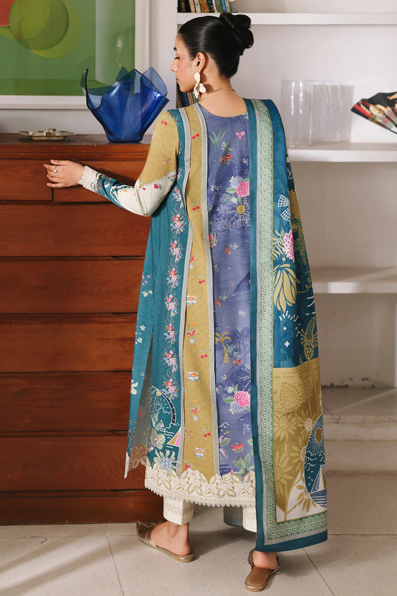 Qalamkar QW-10 (A) Alina QPrints Winter Collection 2025 - Image 2