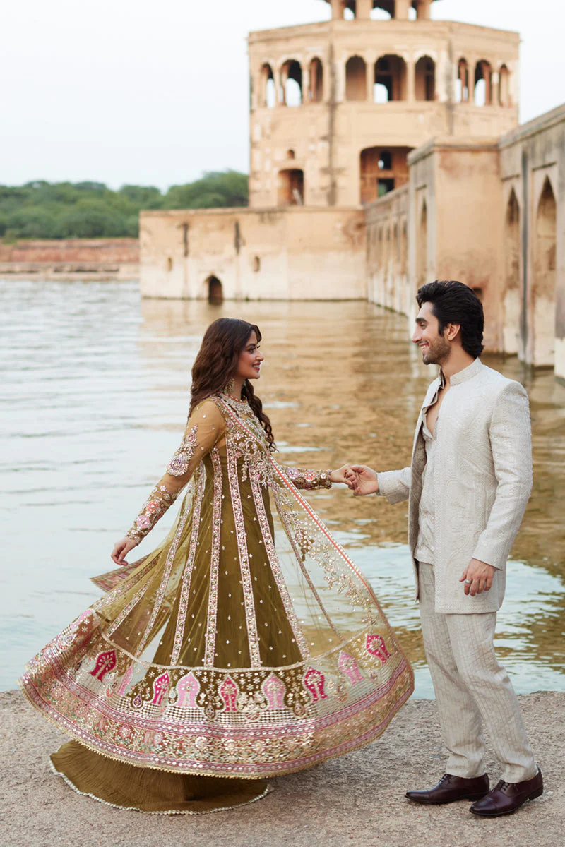 Qalamkar Rameesha SH-01 Shadmani Luxury Formals 2025 - Image 2