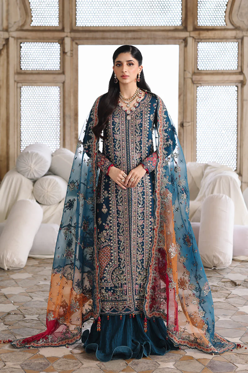 Qalamkar RH-02 Neelam Shadmaani Wedding Formals 2025