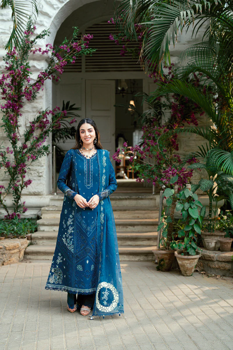 Qalamkar SB-11 Noray Luxury Lawn Eid Edit 2025