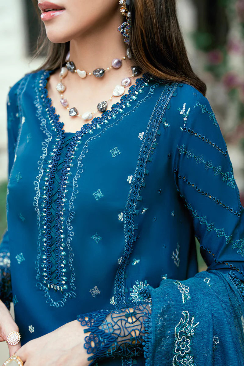 Qalamkar SB-11 Noray Luxury Lawn Eid Edit 2025 - Image 2