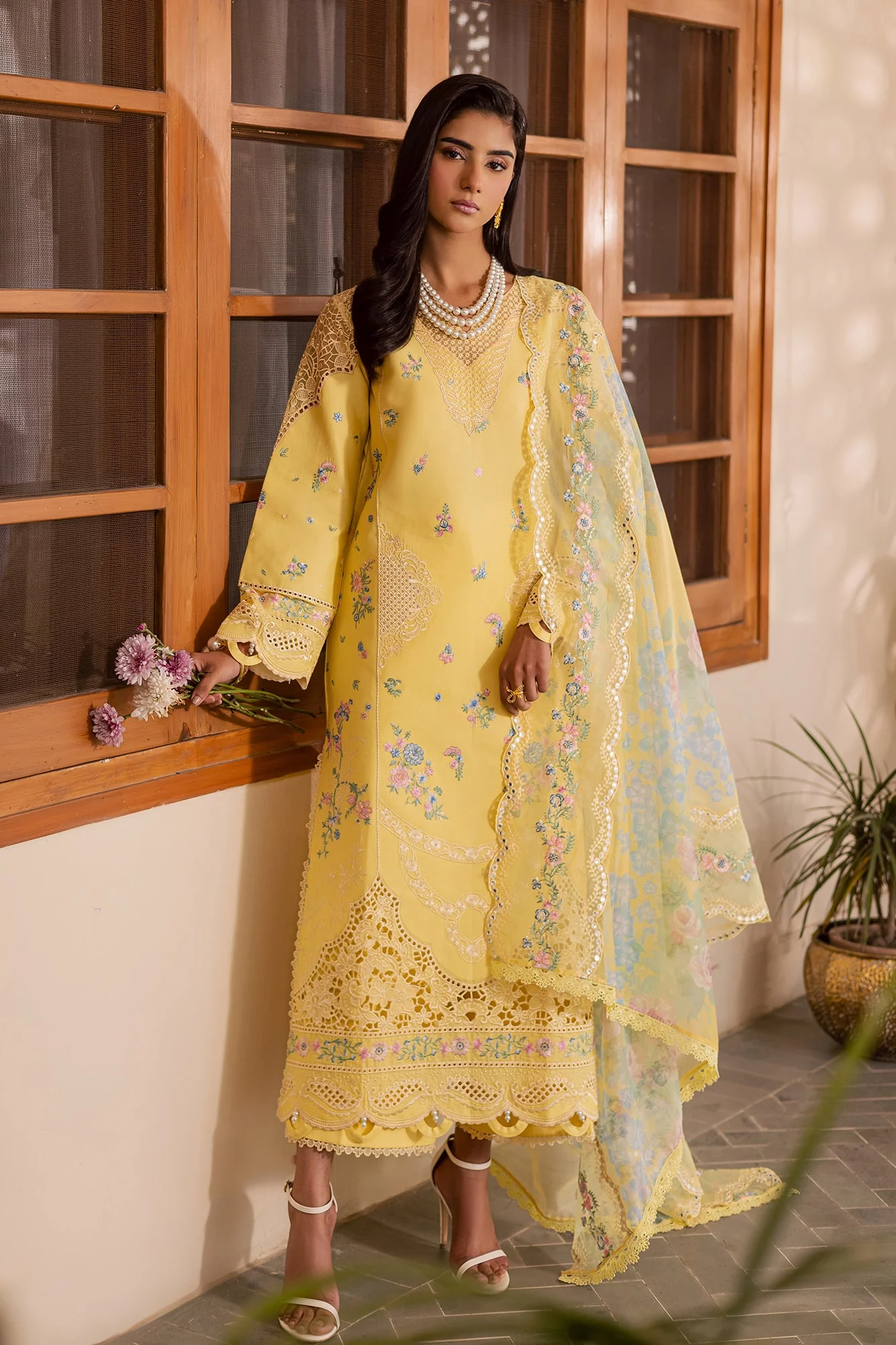 Raj Bari Ayzel Selene Premium Festive Lawn 2026 - Image 2