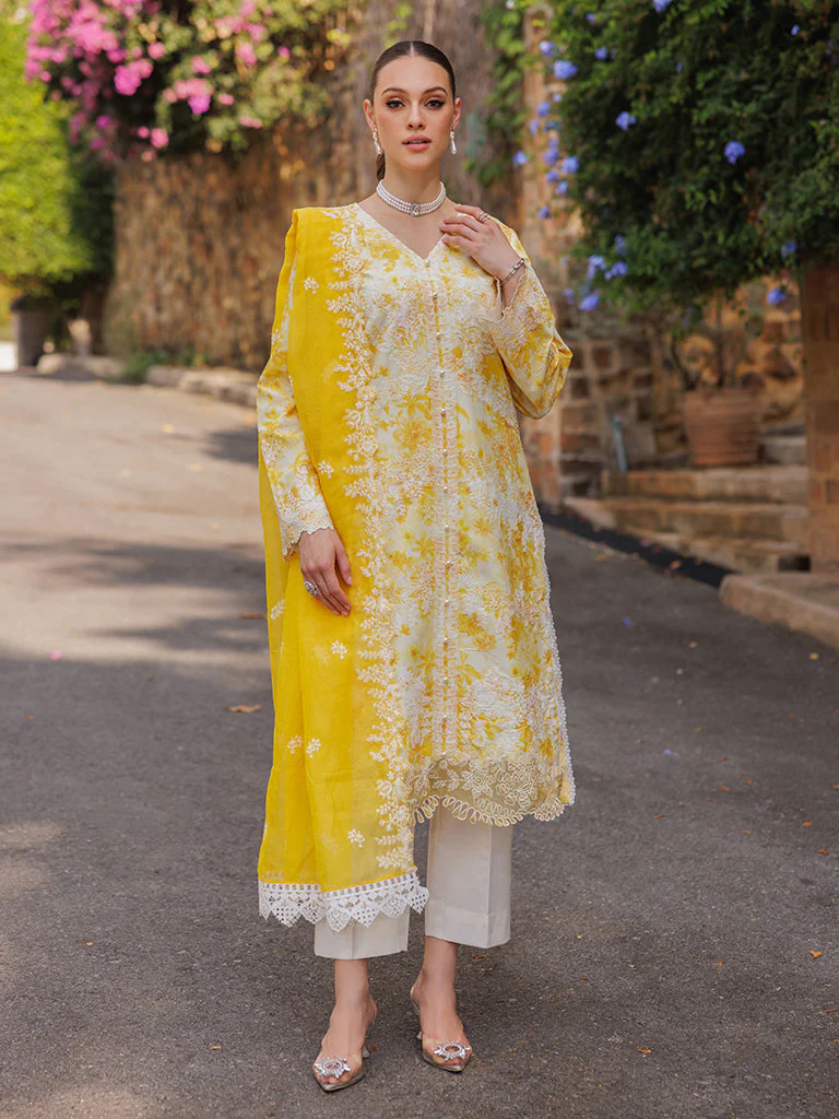 Raj Bari Design # 01 Floral Symphony Lawn 2025