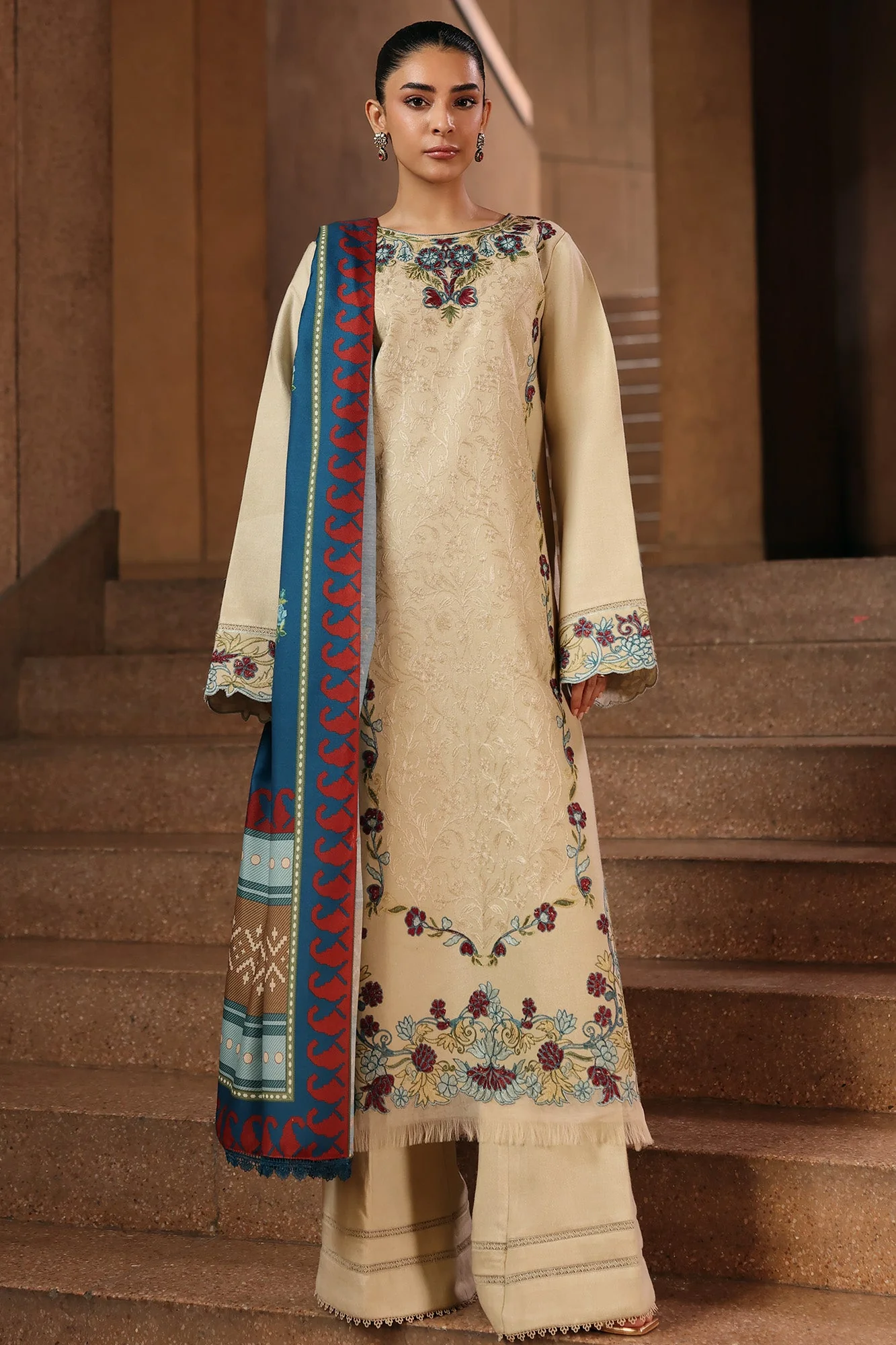 Raj Bari Shawl Design # 05 Winter Shawl Exclusive 2025