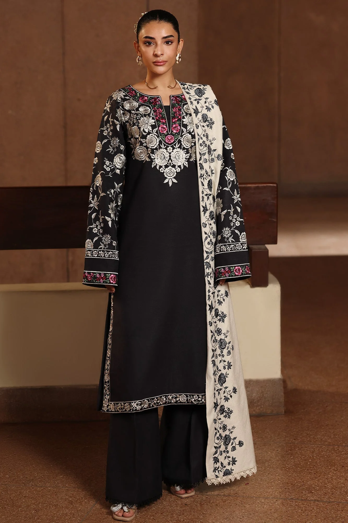 Raj Bari Shawl Design # 12 Winter Shawl Exclusive 2025