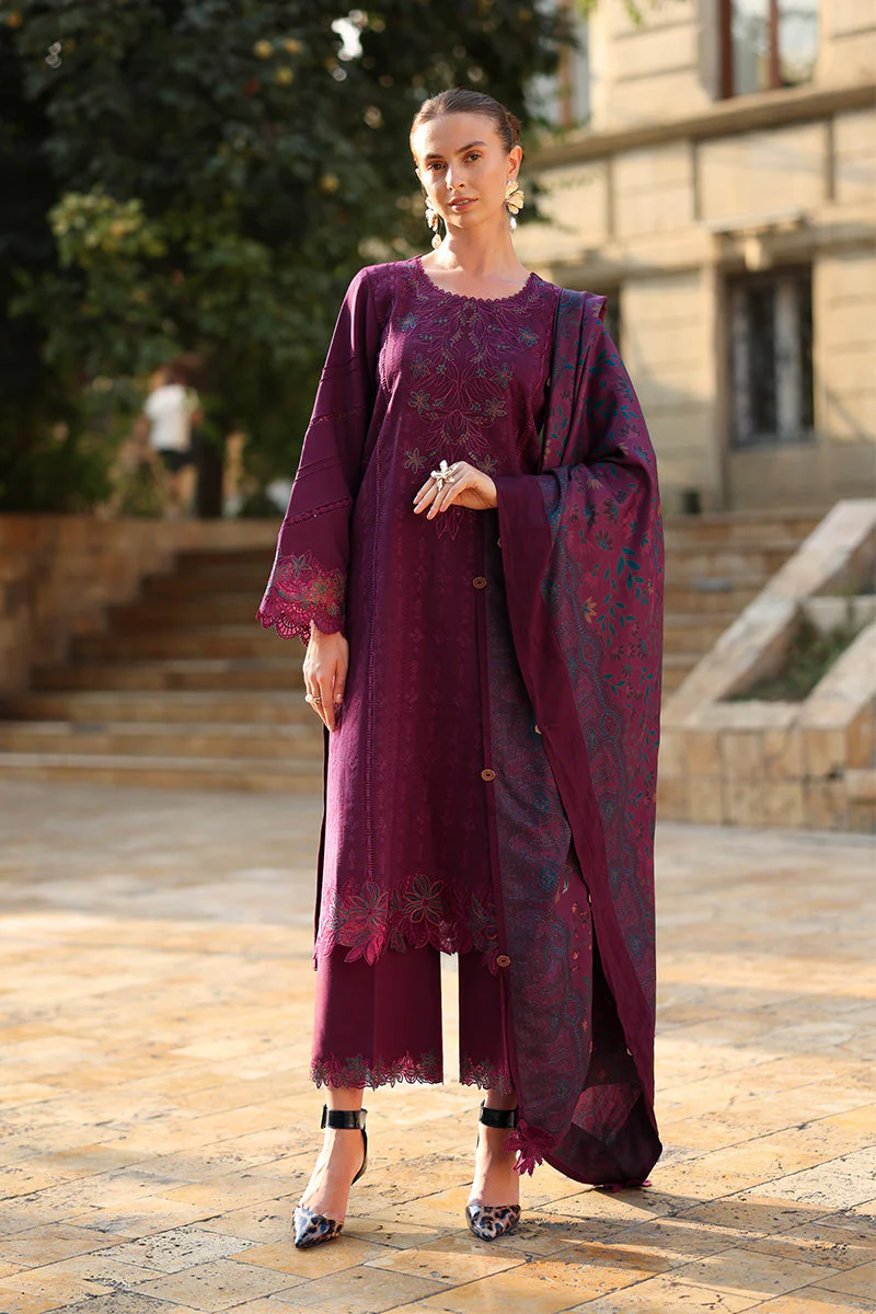Rang Rasiya Espresso Carnation Luxury Shawl Edit 2025 - Image 2