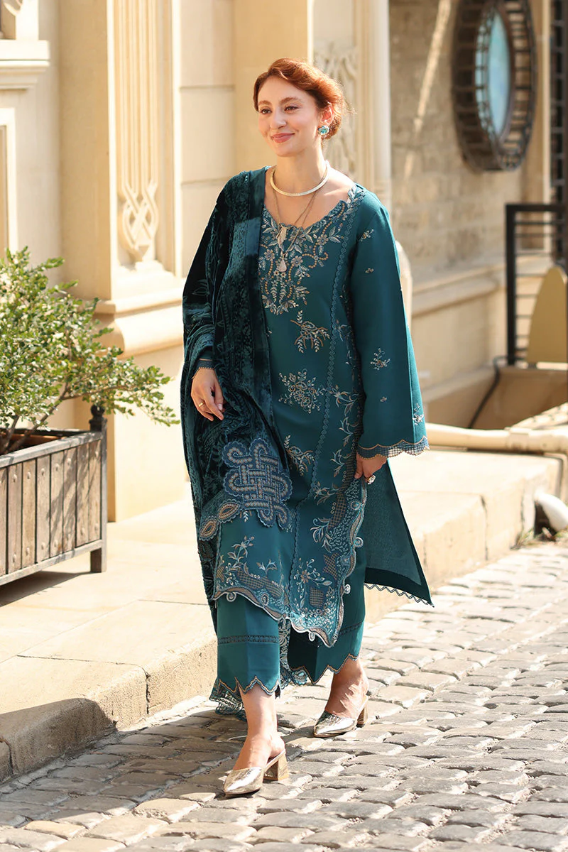 Rang Rasiya Mint Carnation Luxury Shawl Edit 2025