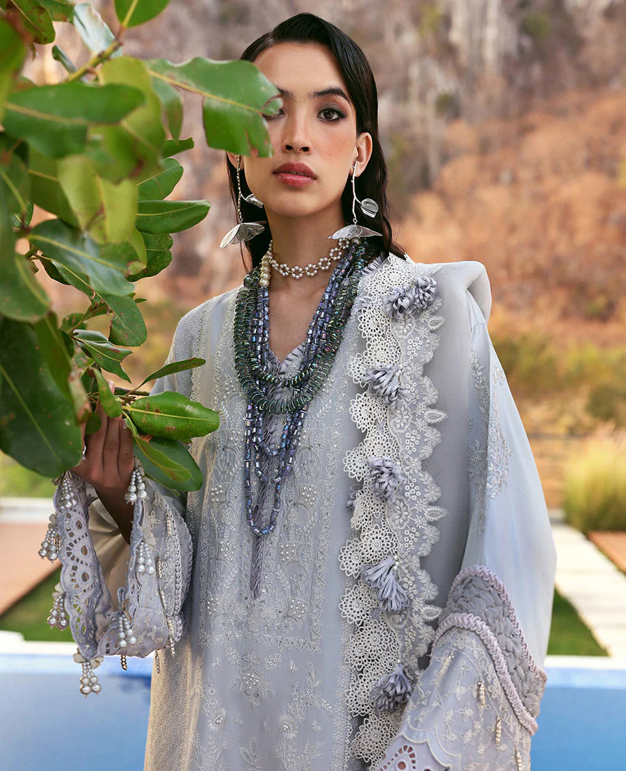 Republic WomenswWear D3-B - Sitara Kalani Eid Luxury Lawn 2025 - Image 2