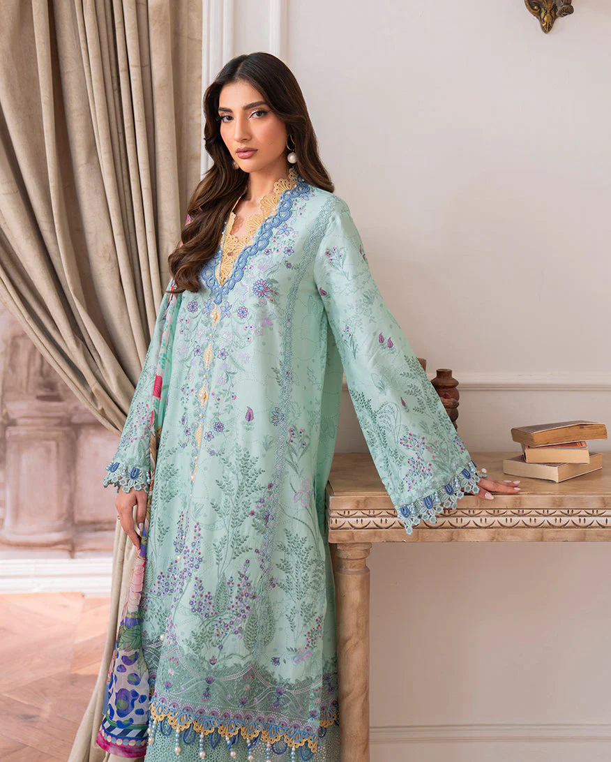 Roheenaz Avira Aezel Embroidered Cambric 2025 - Image 2
