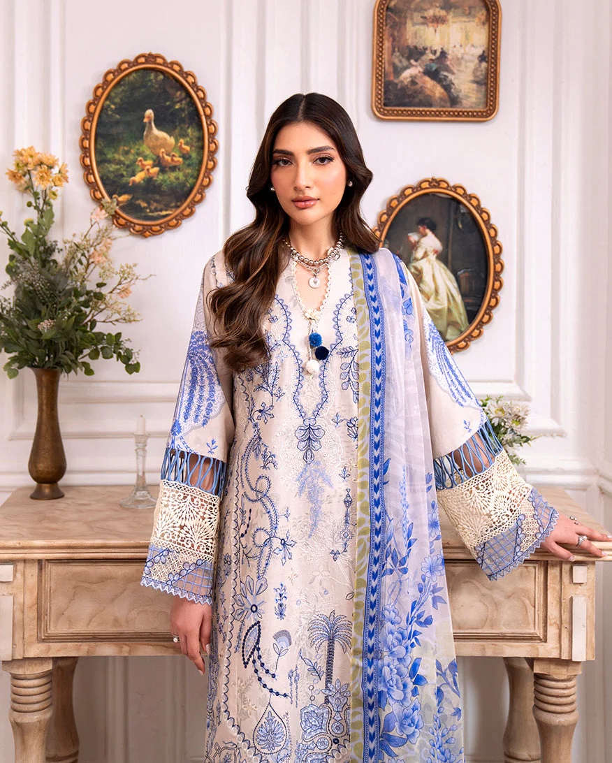 Roheenaz Eleen Aezel Embroidered Cambric 2025 - Image 2