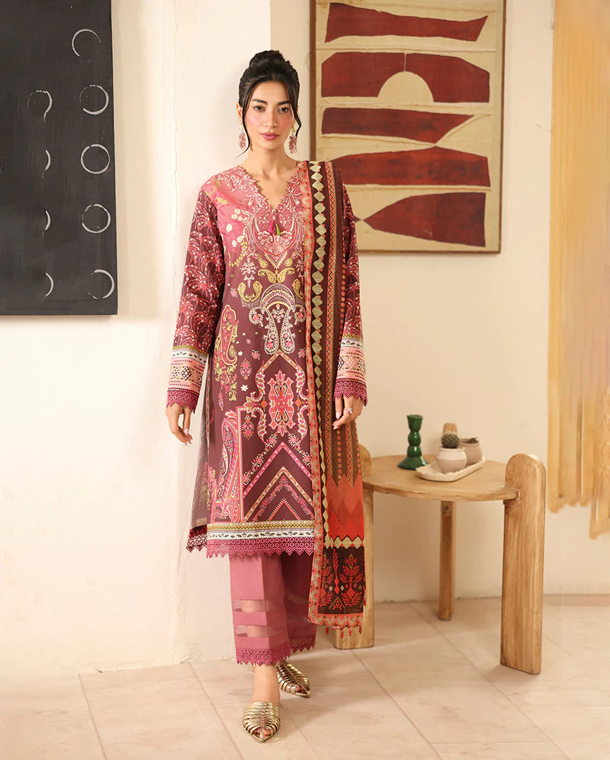 Roheenaz Humaina Pareesa Printed Cambric 2025