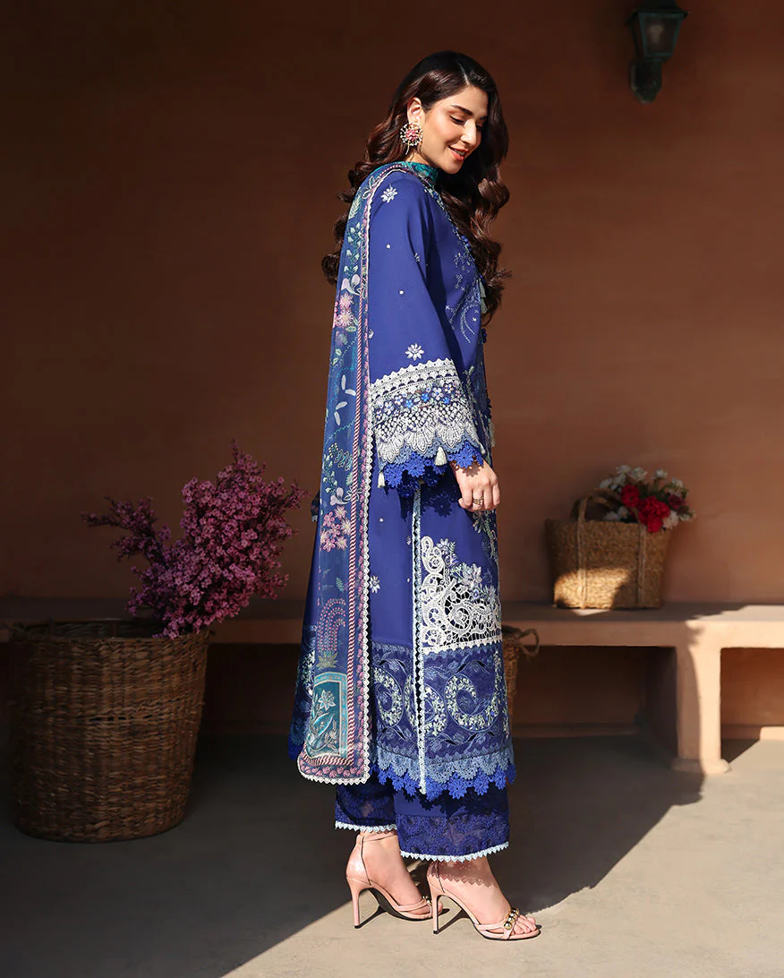 Roheenaz Lunara Summer Reveire Luxury Lawn 2026 - Image 2