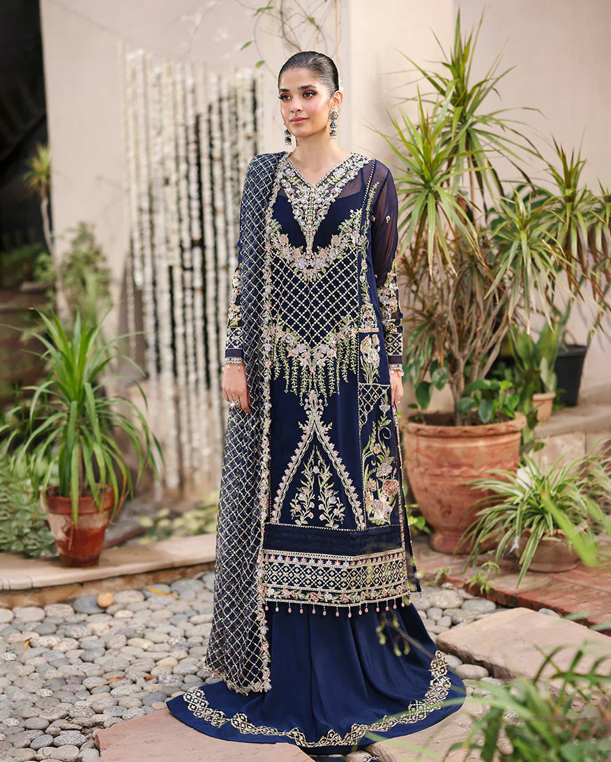 Roheenaz Mehwar Aangan Chiffon Collection 2025
