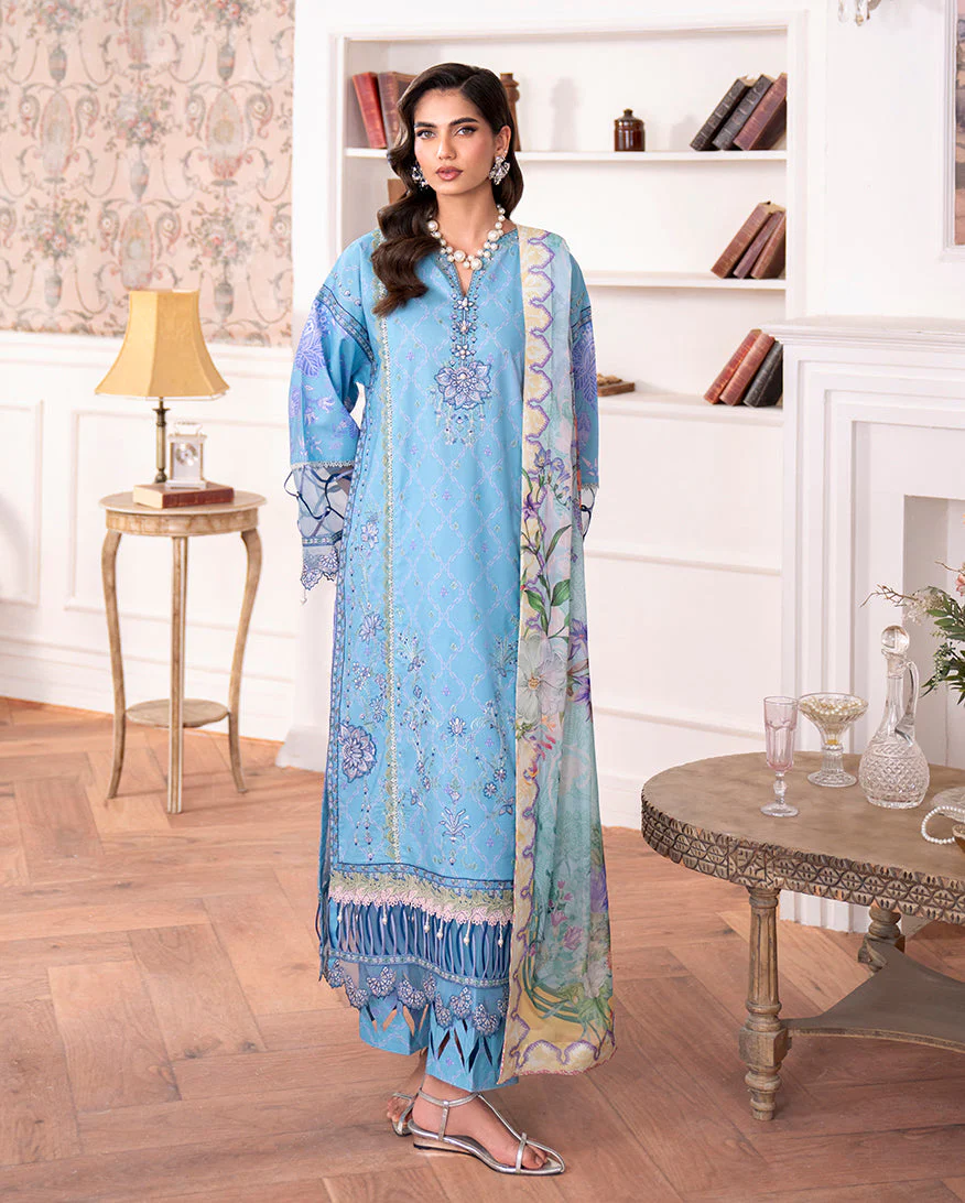 Roheenaz Miren Aezel Embroidered Cambric 2025 - Image 2