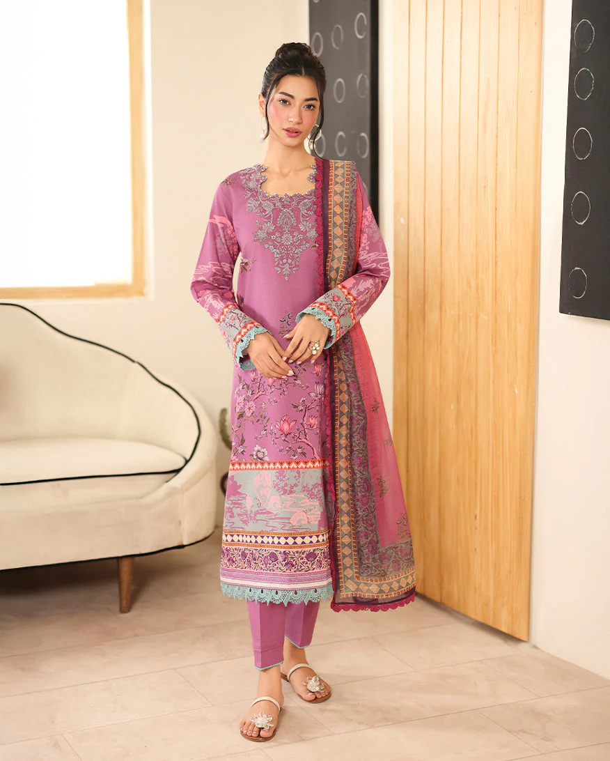 Roheenaz Nabeeha Pareesa Printed Cambric 2025