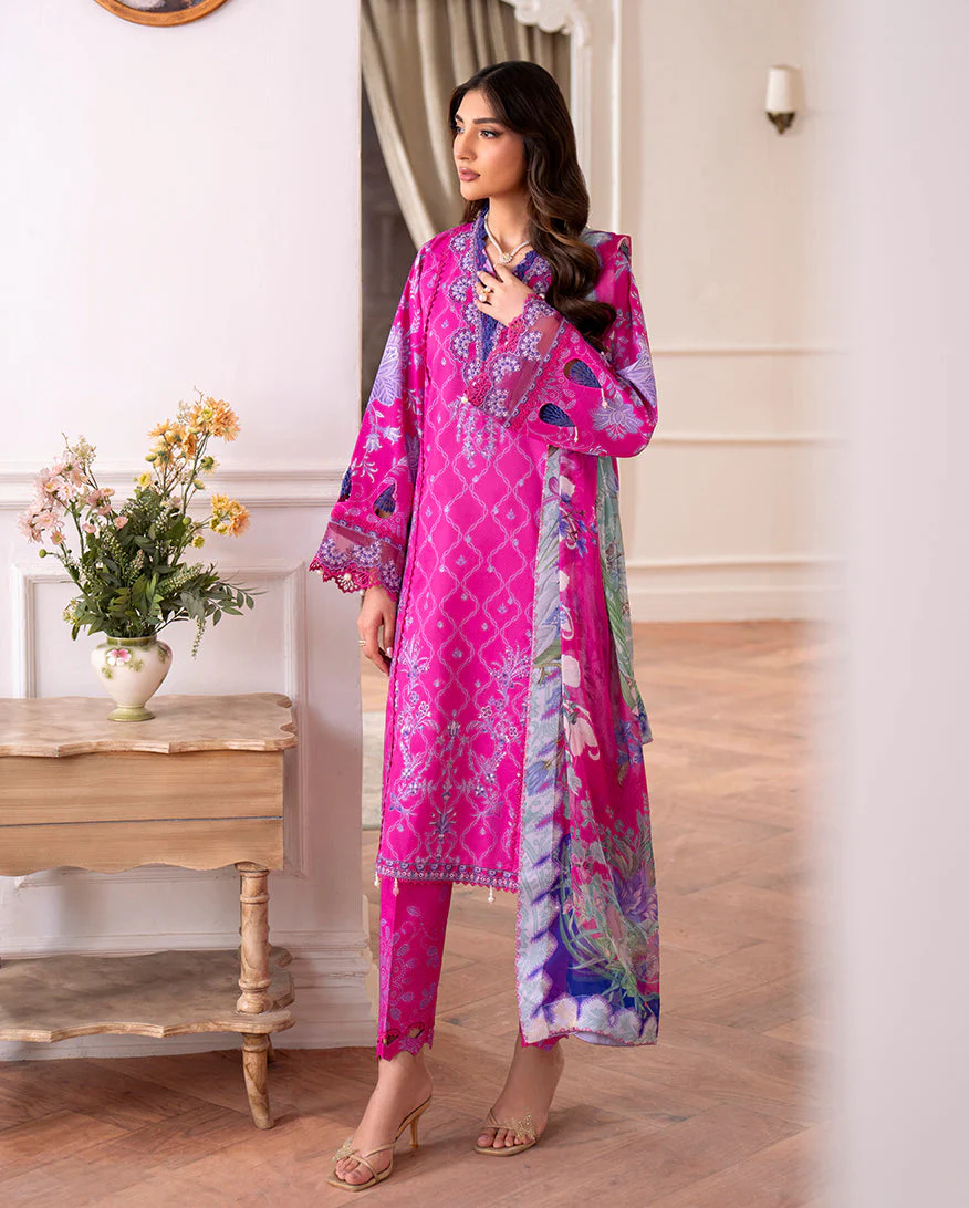 Roheenaz Novah Aezel Embroidered Cambric 2025 - Image 2