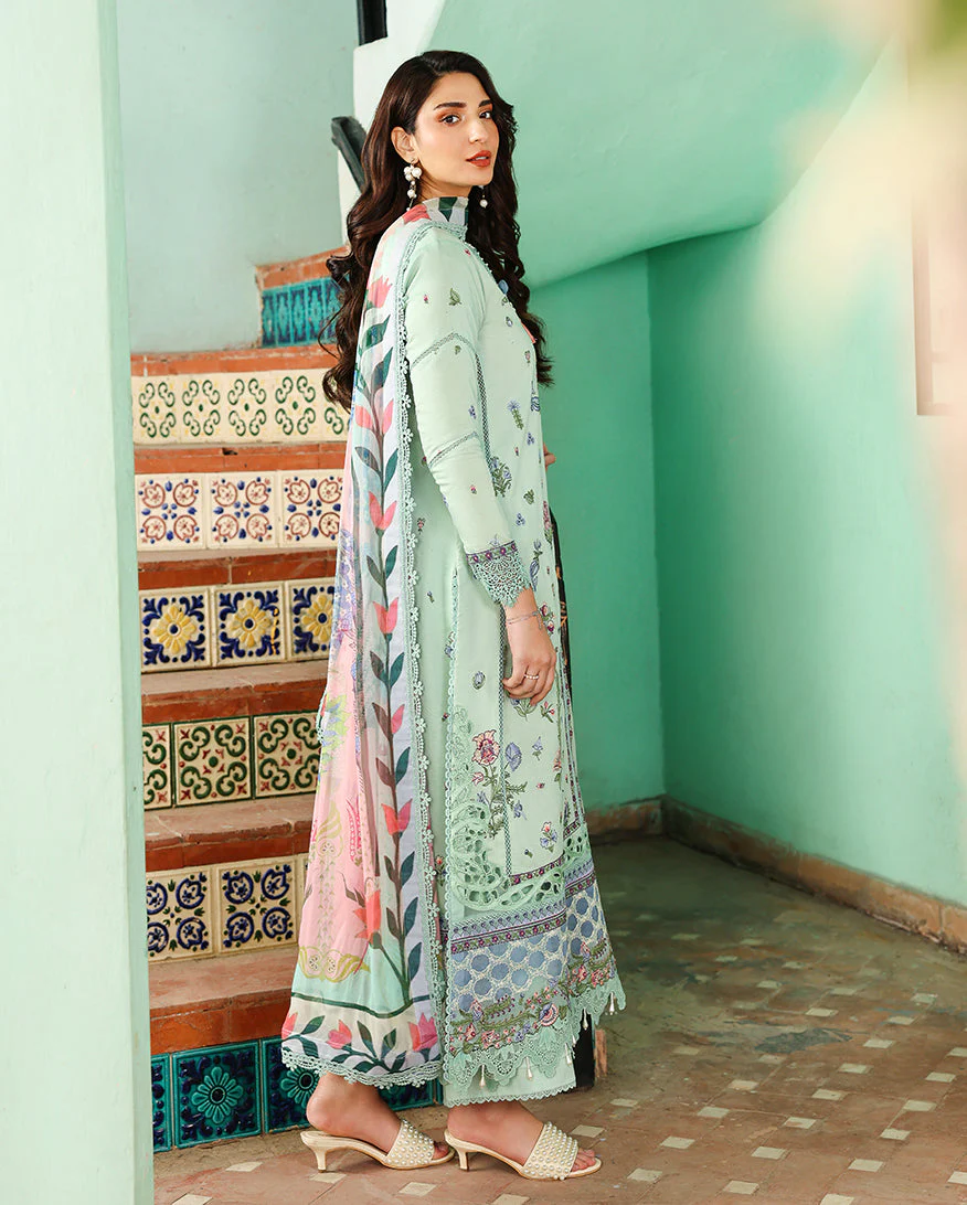 Roheenaz Rosaline Summer Reveire Luxury Lawn 2026 - Image 2