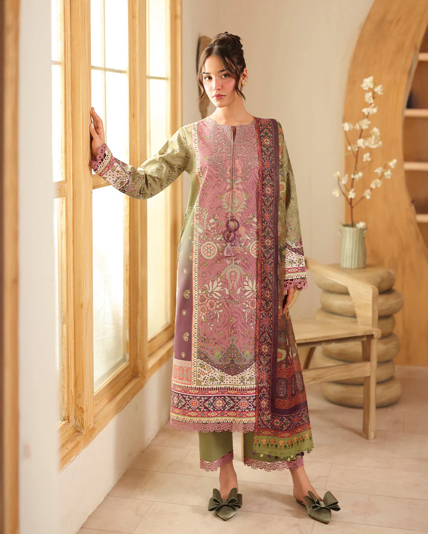 Roheenaz Ruhaab Pareesa Printed Cambric 2025