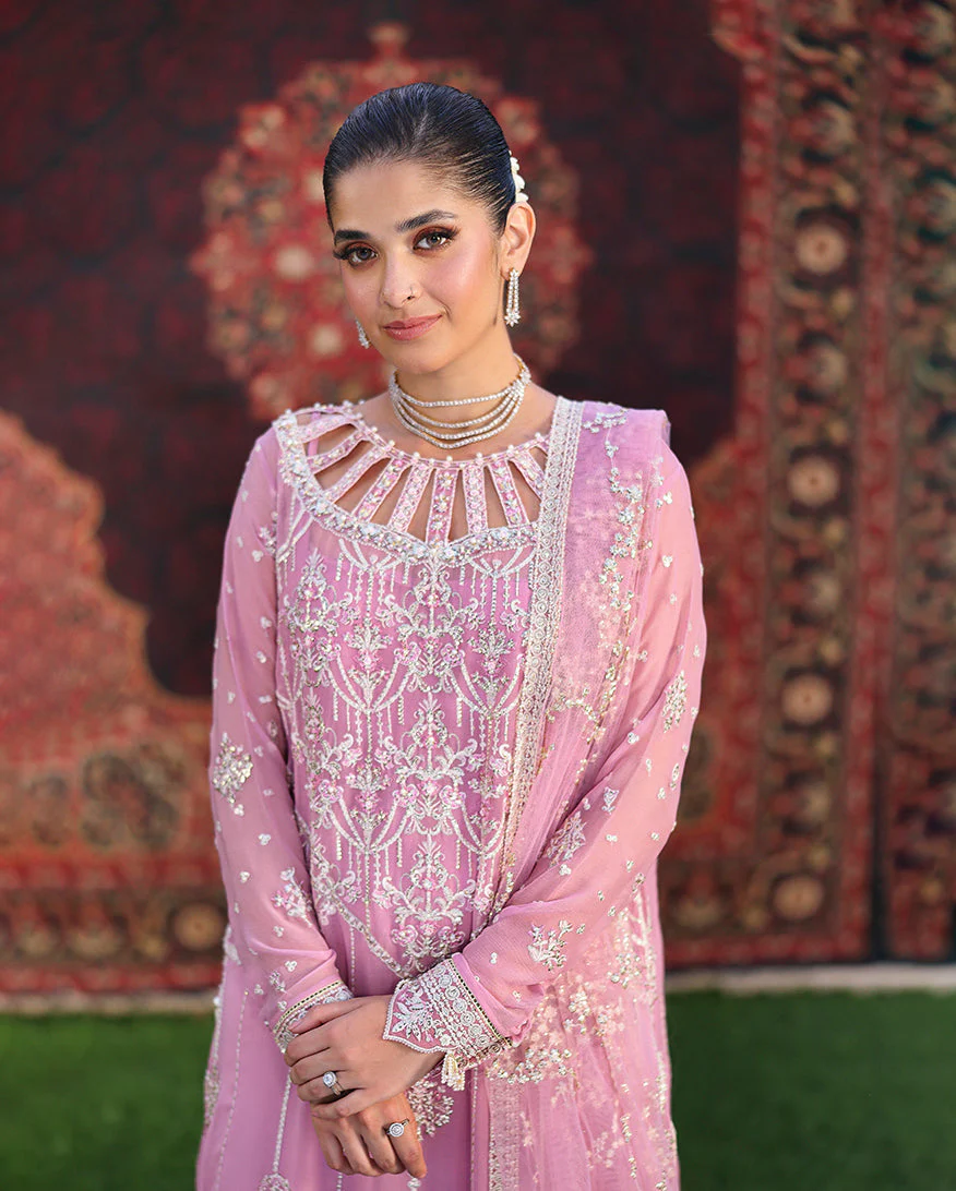 Roheenaz Wafa Aangan Chiffon Collection 2025 - Image 2