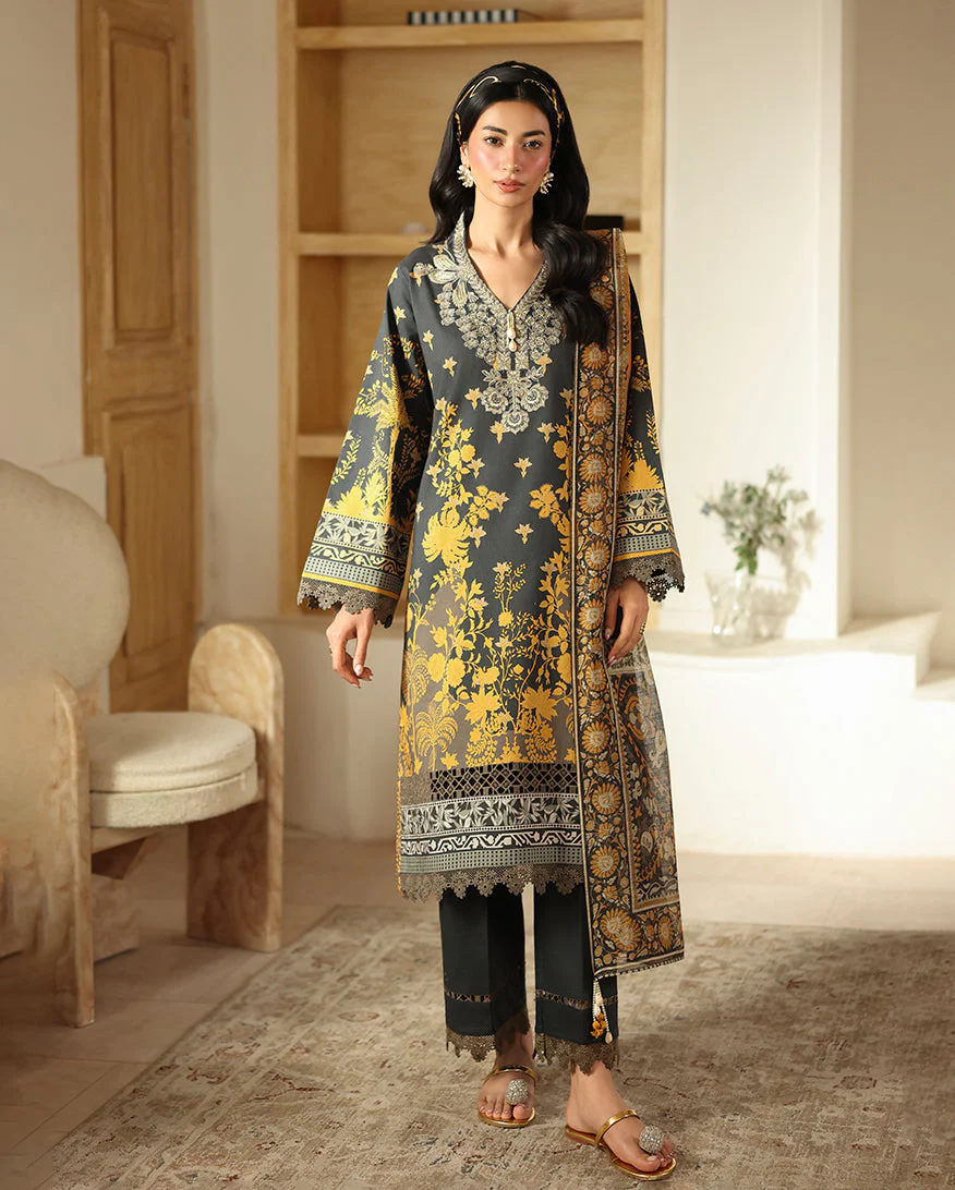 Roheenaz Zimal Pareesa Printed Cambric 2025