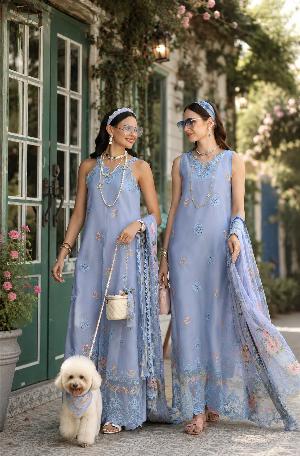 Saadia Asad D1 –  Frozen Mist Noor Eid Luxury Printskhas 2026 - Image 2