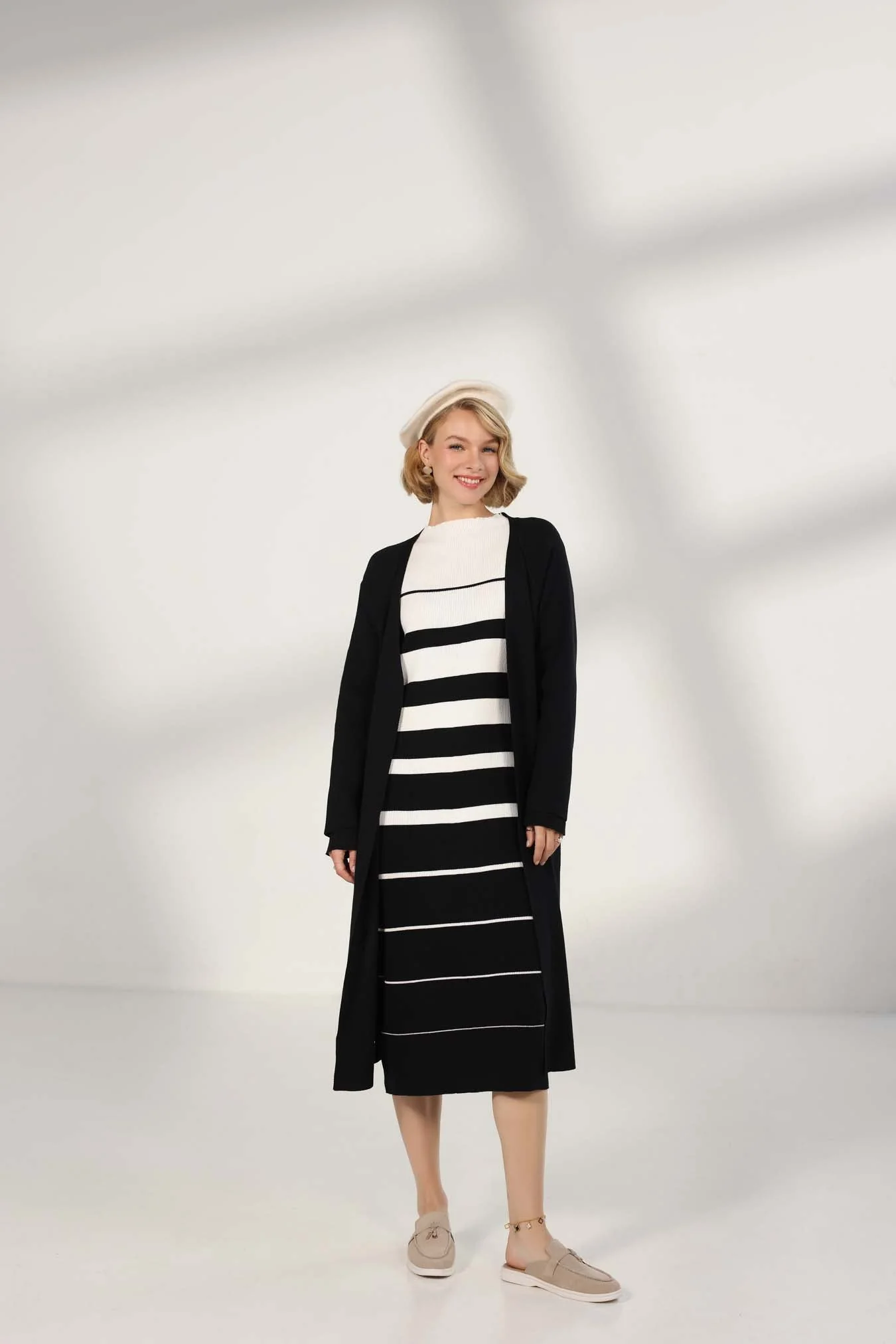 Saadia Asad D2 - Black/White Noor Western Drop 2025
