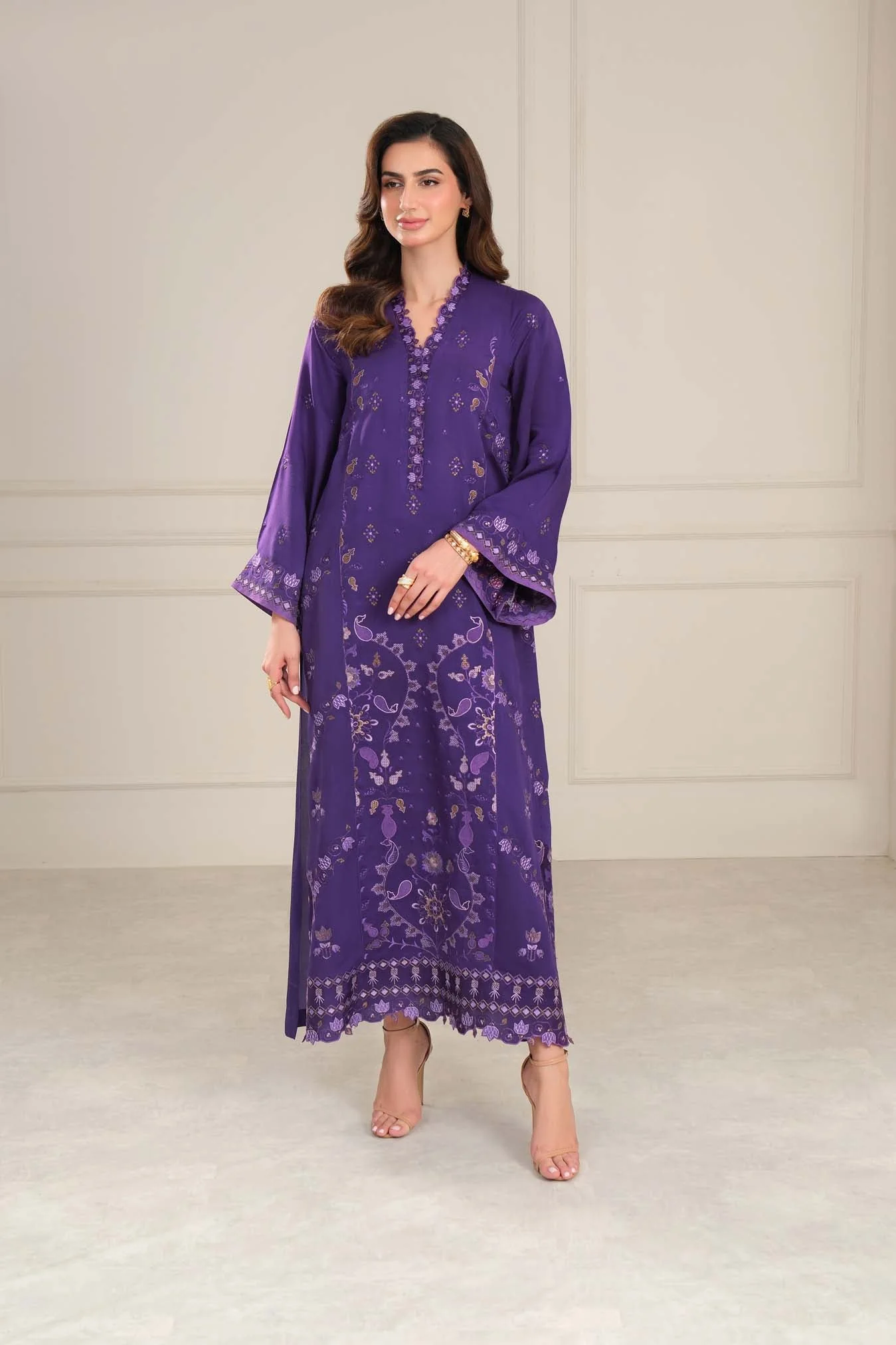 Saadia Asad D3 - Purple Nooriyah Luxury Pret 2025 - Image 2