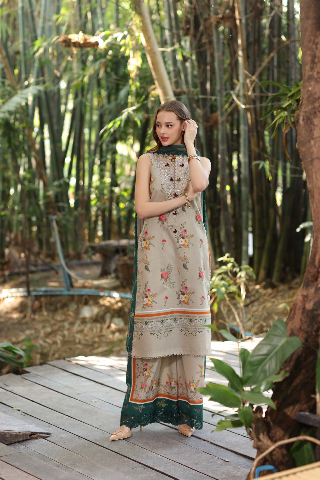 Saadia Asad D4-A Noor Eid Luxe Printedkari 2025