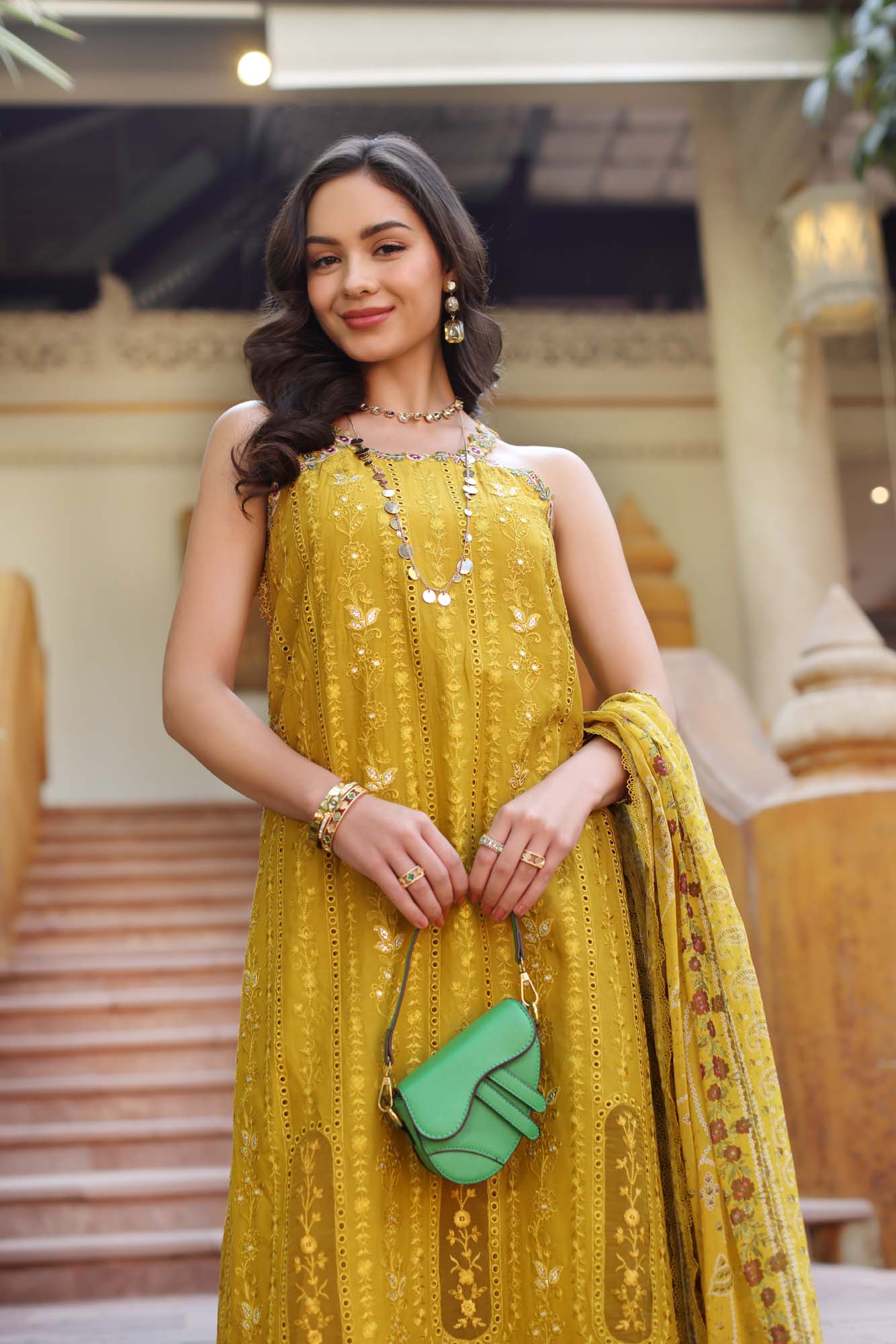 Saadia Asad D5-A Noor Eid Luxury Laserkaari 2025 - Image 2