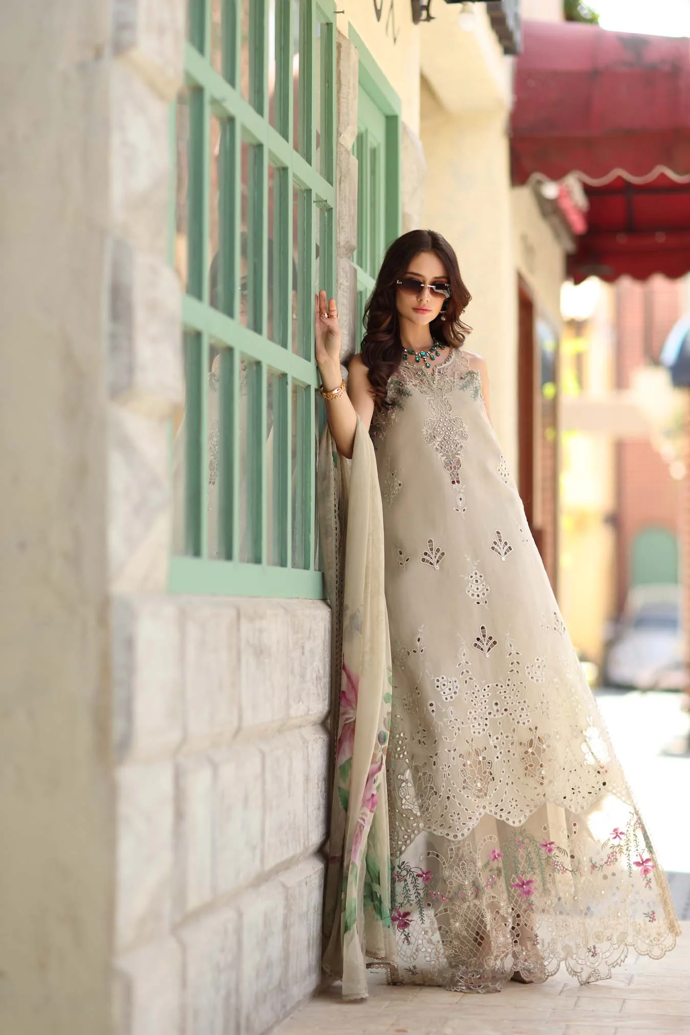 Saadia Asad D6 - A - Soft Ivory Noor Luxe Chikankari 2026