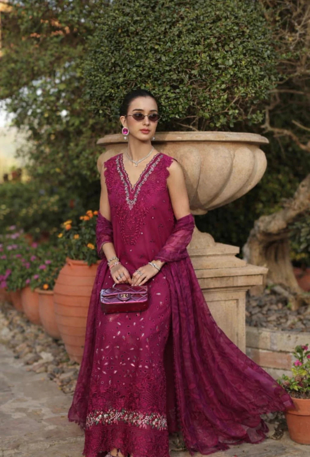 Saadia Asad D6 - A - Zelina Noor Luxury Eid Schiffli Laserkari 2026