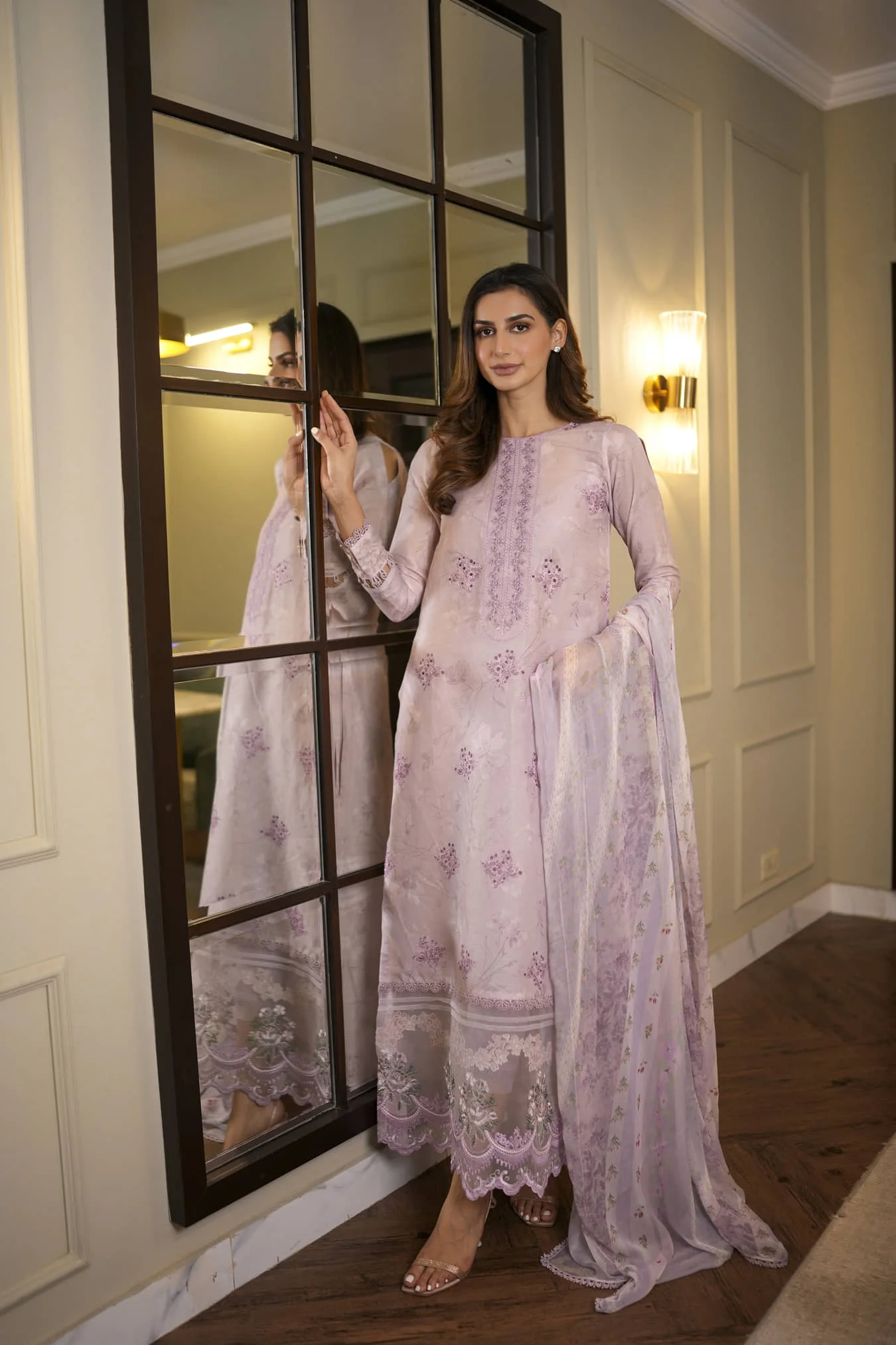 Saadia Asad D6-B Noor Eid Luxe Printedkari 2025