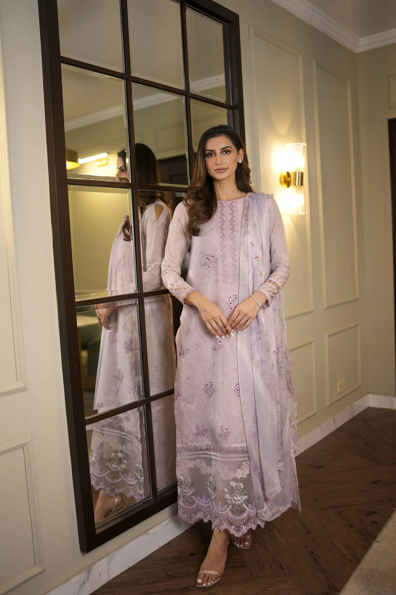 Saadia Asad D6-B Noor Eid Luxe Printedkari 2025 - Image 2