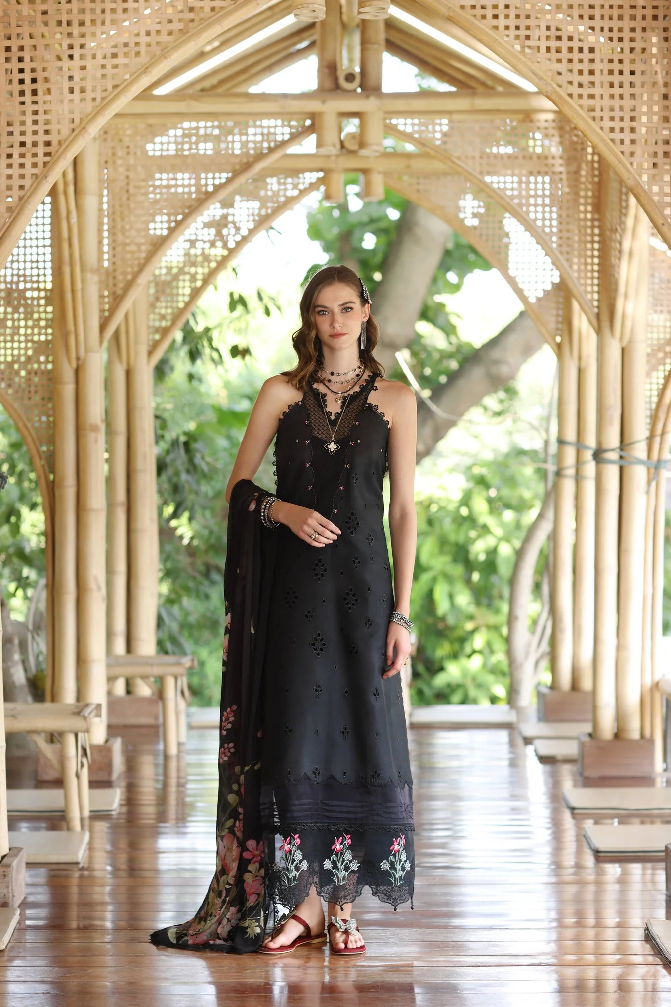Saadia Asad D7-A Noor Eid Luxe Printedkari 2025 - Image 2