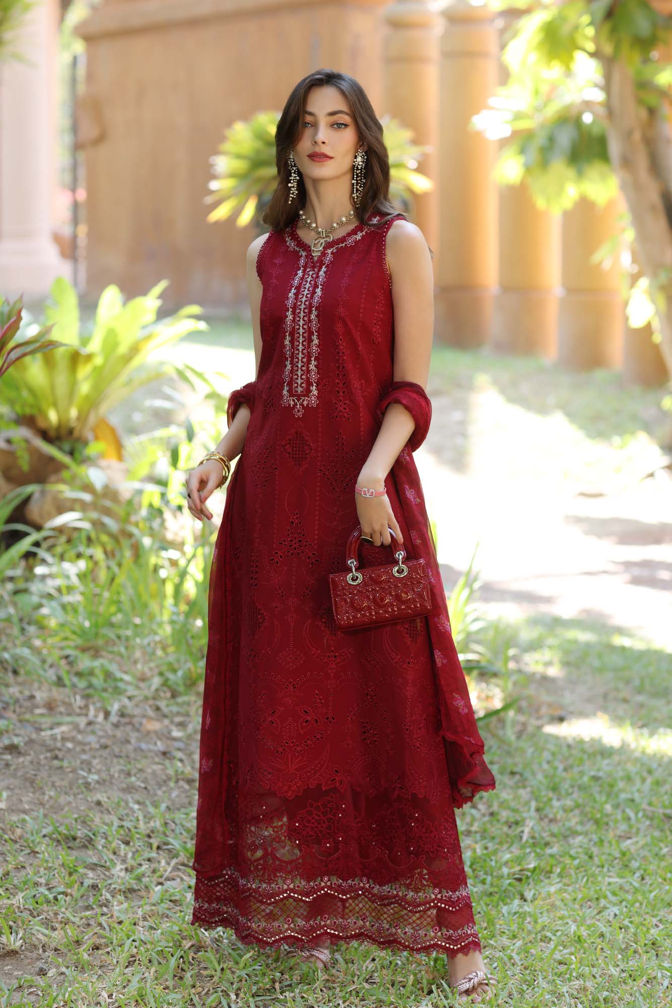 Saadia Asad D7-A Noor Eid Luxury Laserkaari 2025 - Image 2