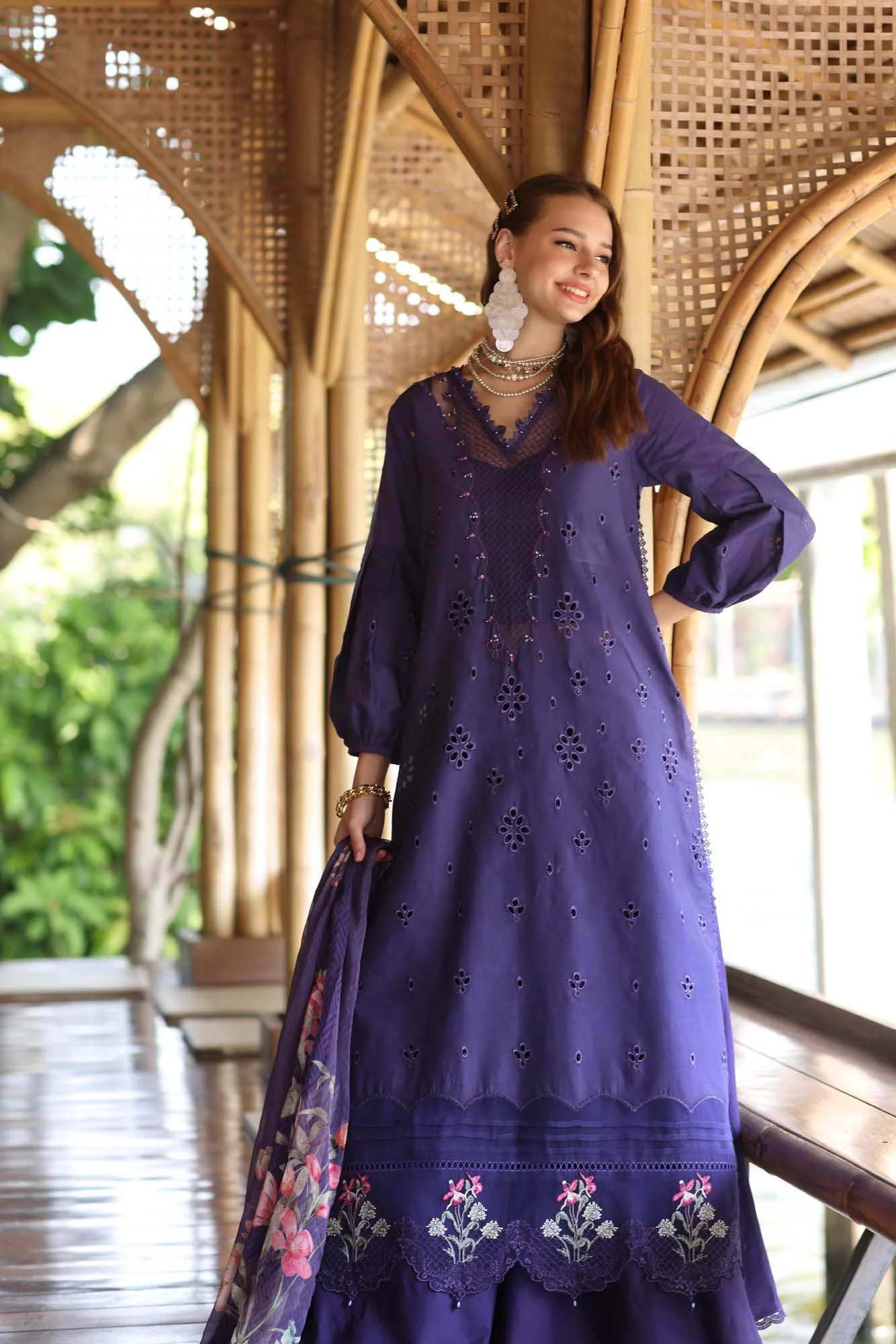 Saadia Asad D7-B Noor Eid Luxe Printedkari 2025