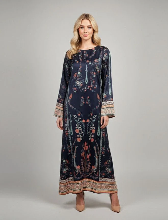 Saadia Asad D7-Black Noor Kaftans 2025