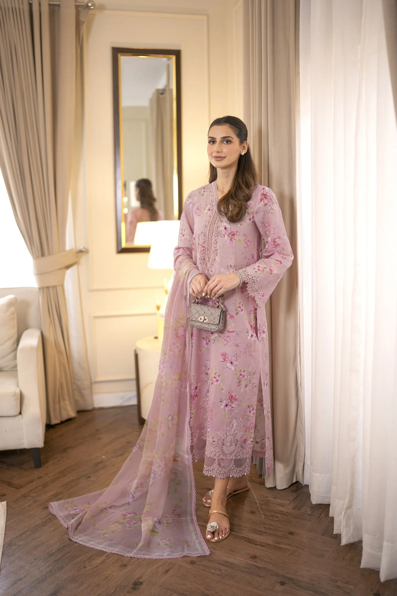 Saadia Asad D8-A Noor Eid Luxe Printedkari 2025